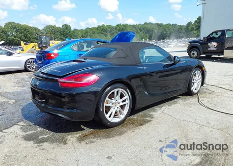 2015 Porsche Boxster from USA, damaged, VIN WP0CA2A8XFS120105
